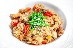 Dieta indiană- orez intregral cu legume