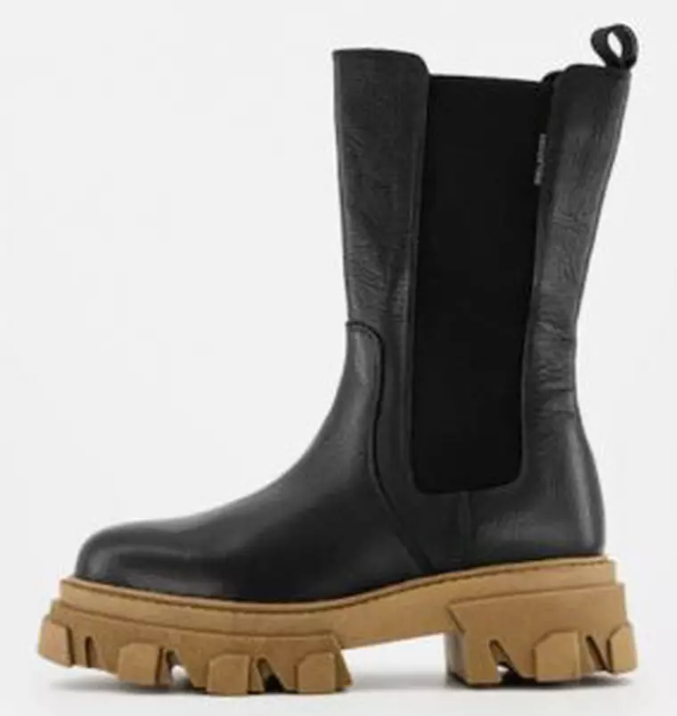 Cizme medii din piele 