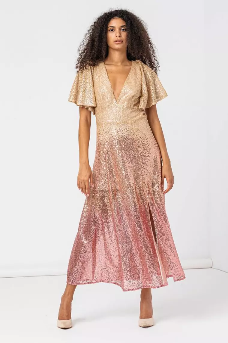 Rochie evazată din paiete Ted Baker