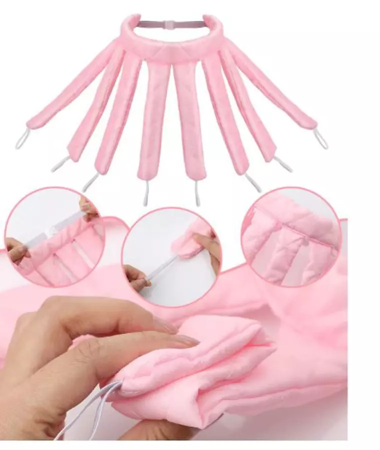 banda pentru ondulat părul Afdeal, roz