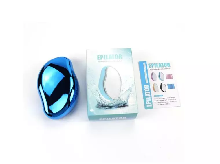 dispozitiv de epilare prin frecare, din cristal, pentru indepartarea părului și exfoliere